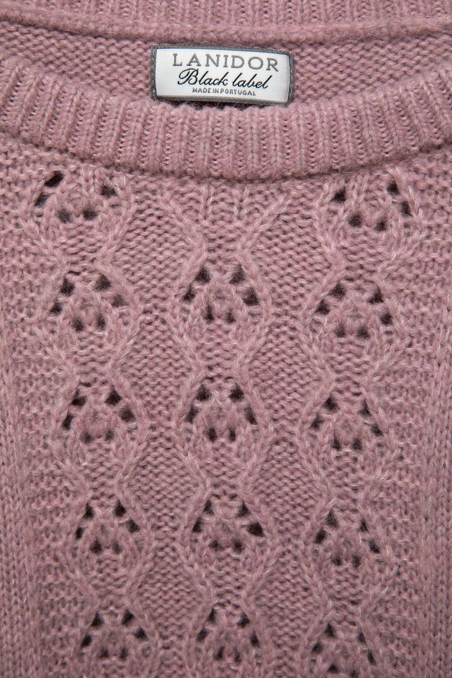Maglione in Maglia Strutturata Girocollo