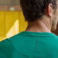 T-shirt Feel Good in cotone verde elettrico