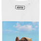 T-shirt unisex Alf Milkshake stile anni 80 in cotone biologico