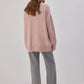 Tunica in maglia con ricamo floreale
