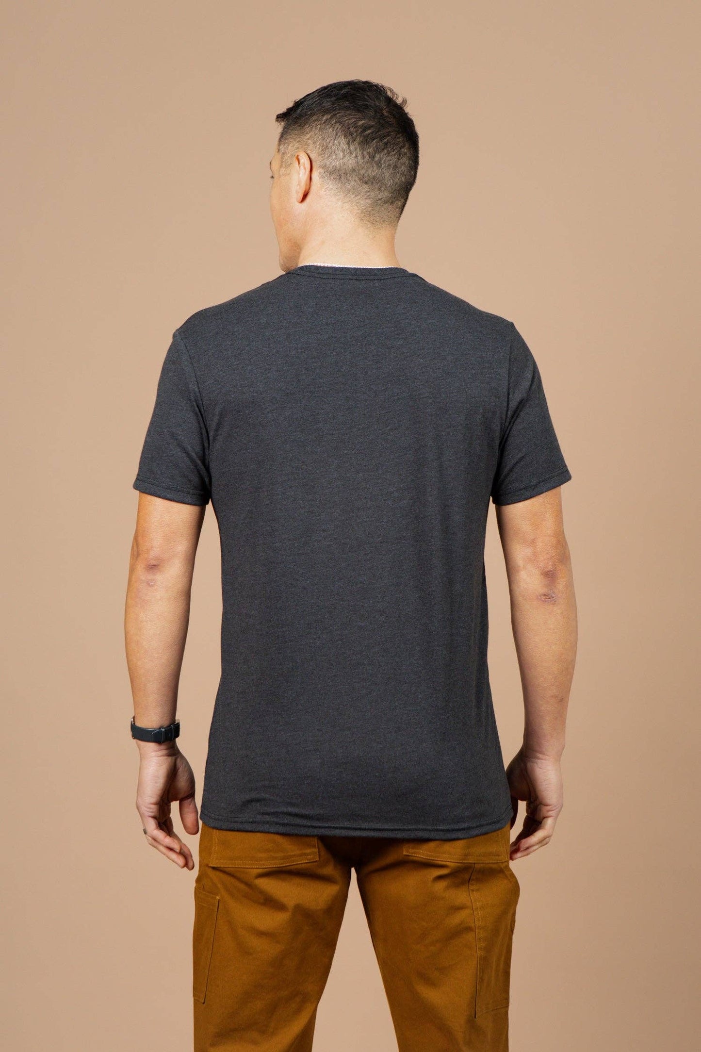 T-shirt uomo Side Winder nera