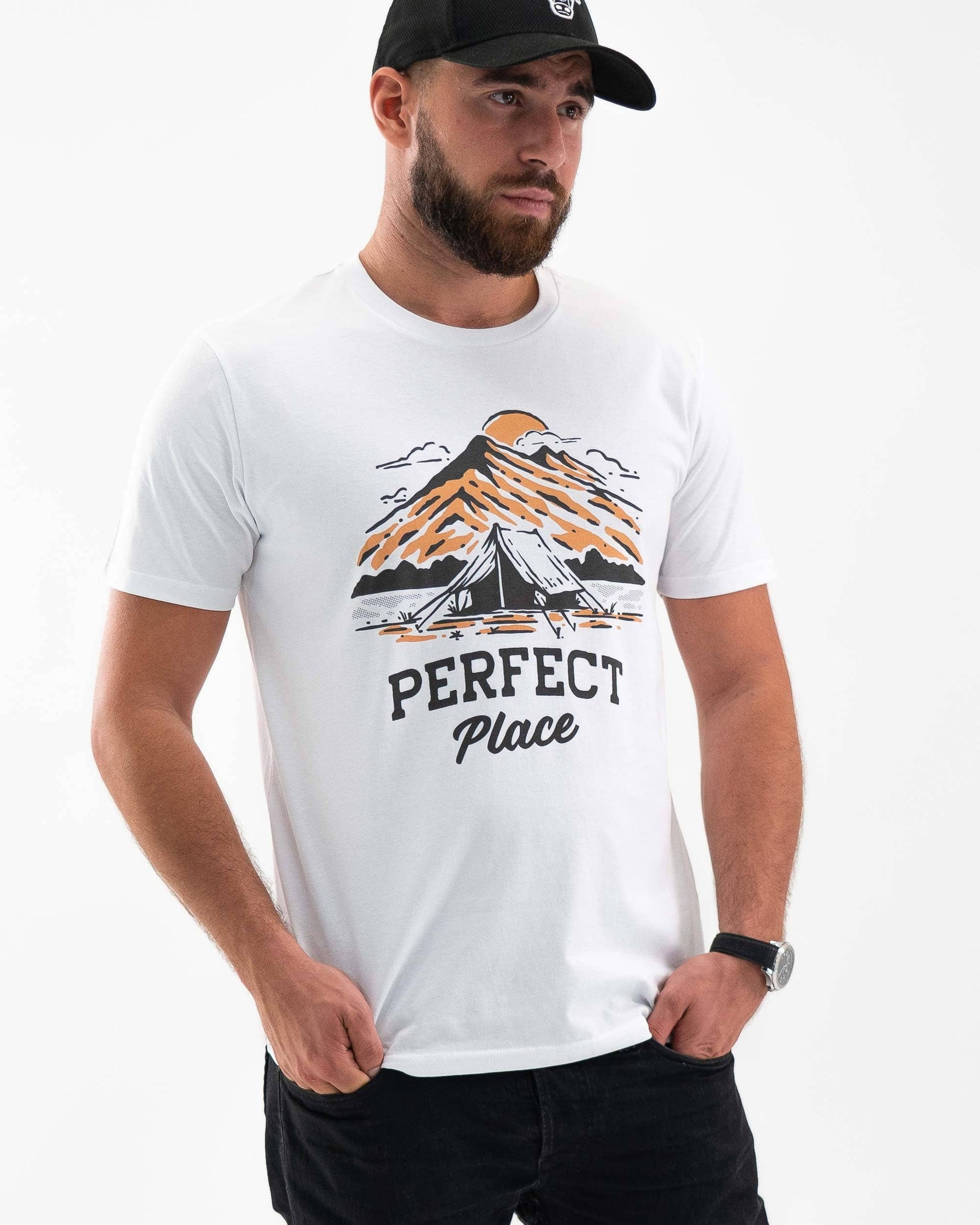 T-shirt graphic Perfect Place in cotone biologico
