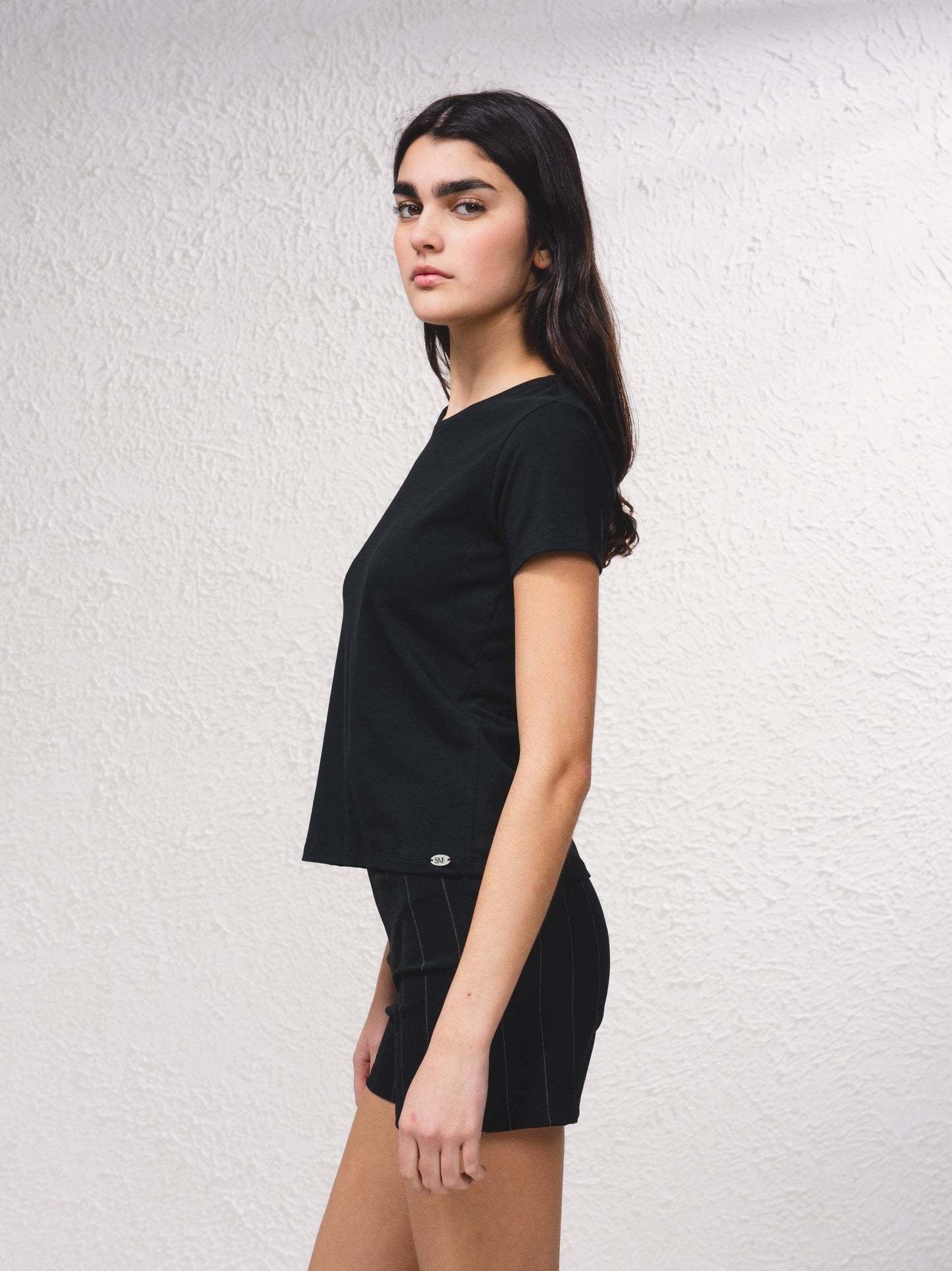 T-shirt basic a maniche corte girocollo