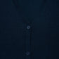 Cardigan in maglia rasata con scollo a V