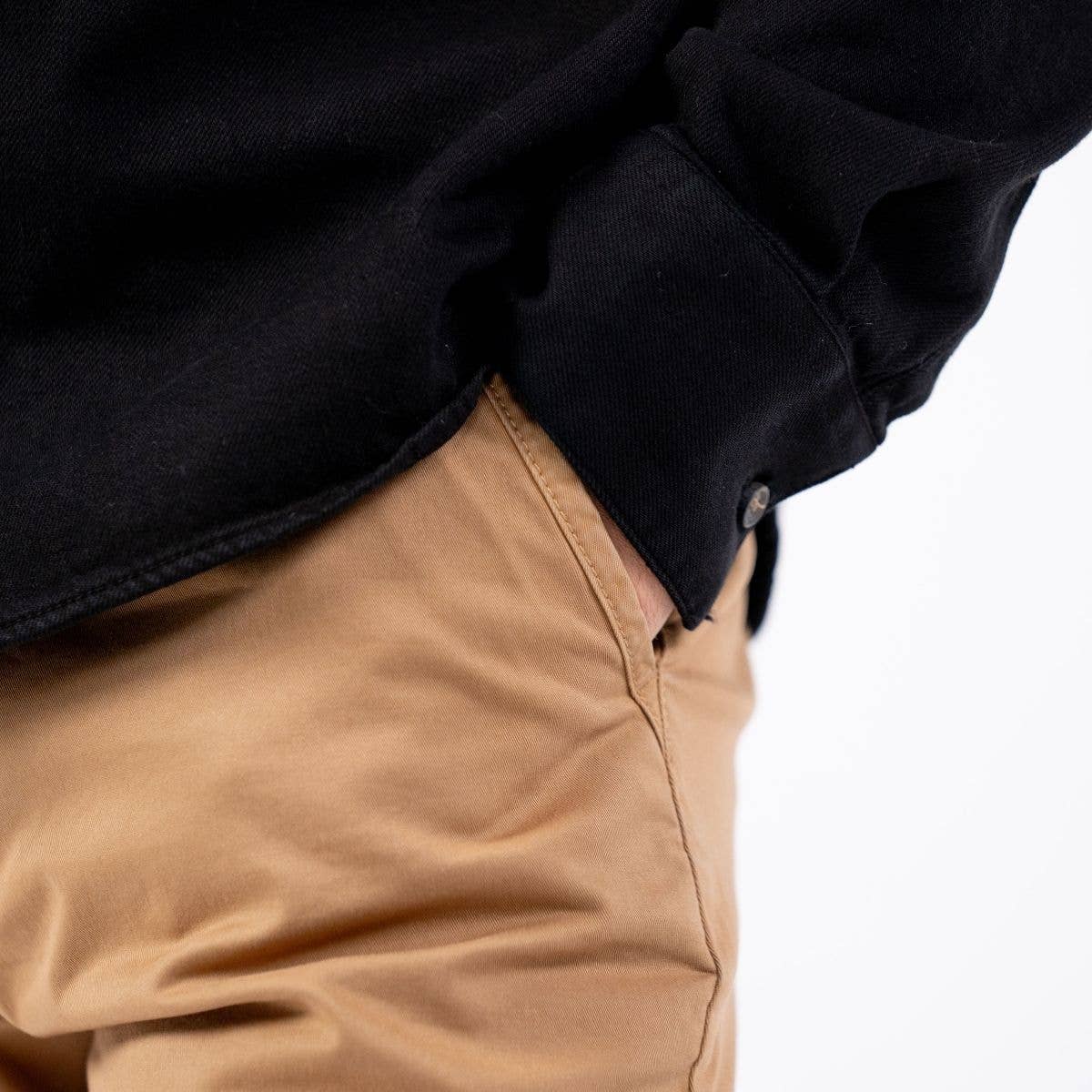 Pantaloni chino beige in cotone