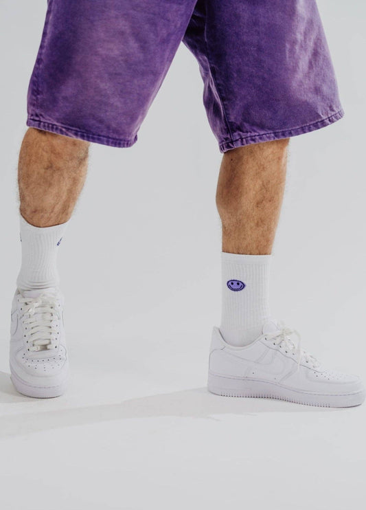 Calzini Smiley lavanda