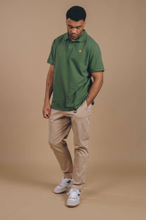 Polo in cotone biologico Essential Greener Pastures