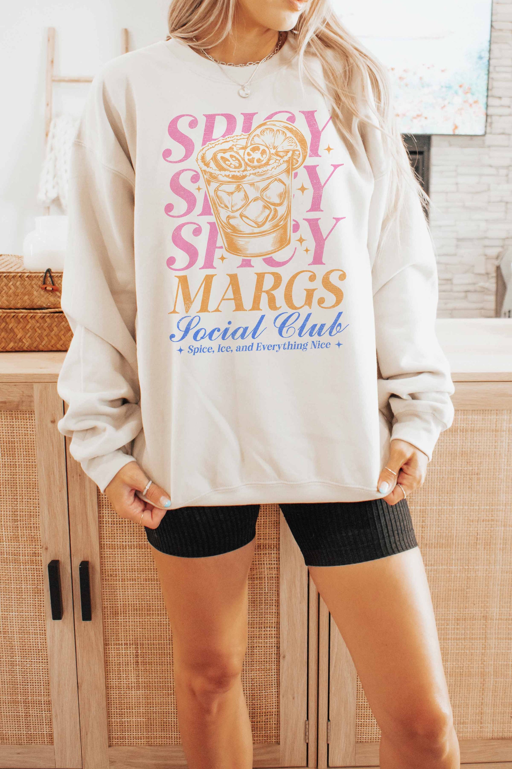 Felpa oversize Spicy Margs Social Club