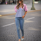 Jeans skinny Banga con strass