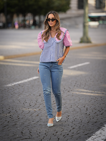 Jeans skinny Banga con strass