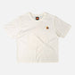 T-shirt pigmentata corta Datil écru da donna