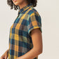 Abito chemisier Loren a quadri multicolor