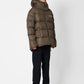 Bomber oversize con stampa testuale