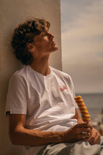 T-shirt Pirulo in cotone biologico con stampa