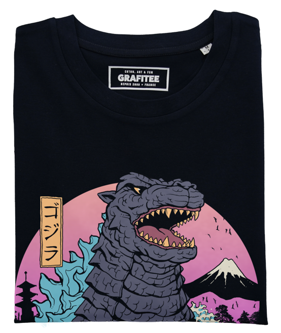 T-shirt Godzilla Rad Zilla Wave in cotone biologico