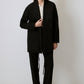 Cappotto in gabardine di cotone con tasche ampie