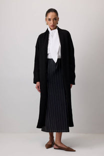 Cardigan lungo in maglia