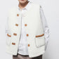 Gilet effetto camoscio con interno in eco-pelliccia