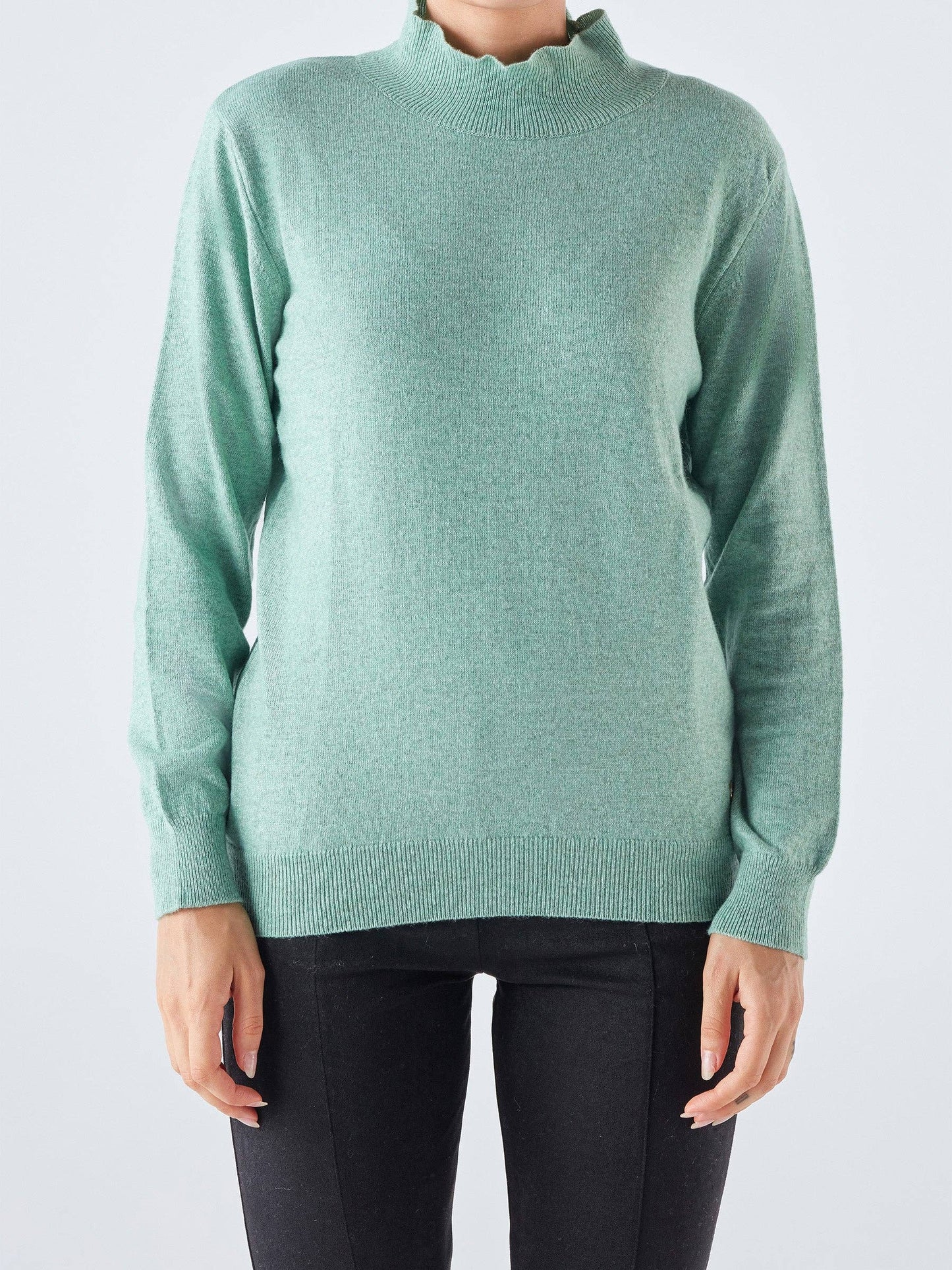 Maglione in maglia a collo alto Half-Gull
