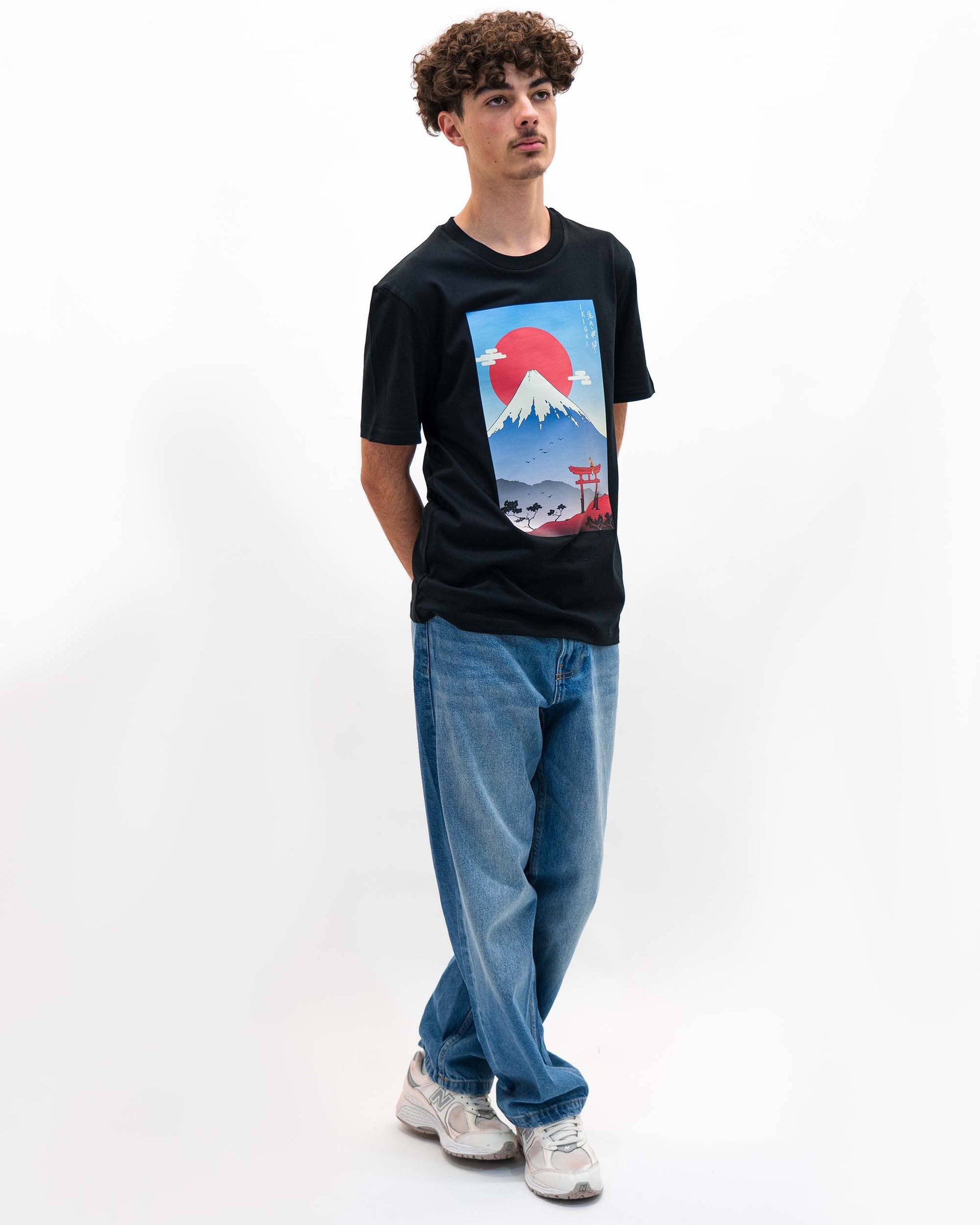 T-shirt Mount Fuji Ikigai in cotone biologico