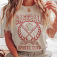 T-shirt grafica Baseball Sports Club taglie curvy