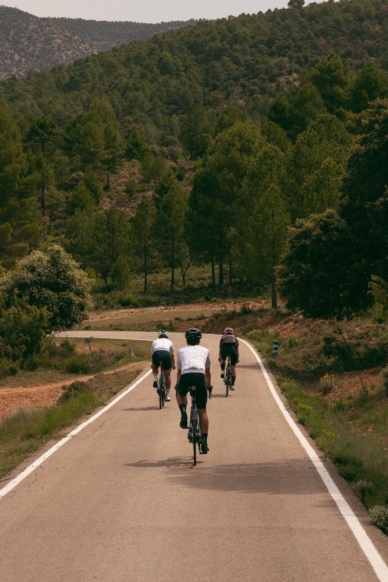 Maglia ciclismo bianca Series 3