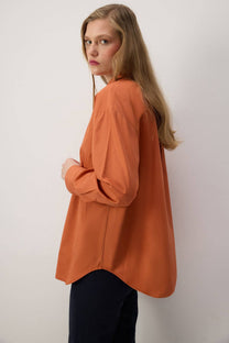 Camicia oversize in cotone