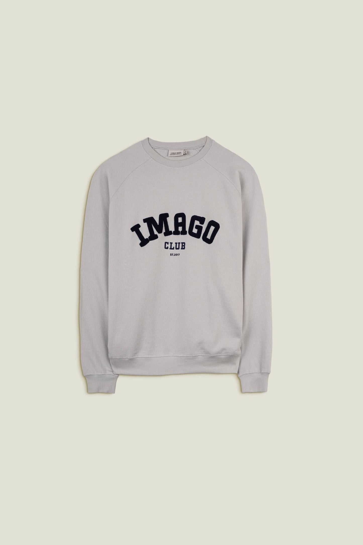 Felpa college premium in cotone organico