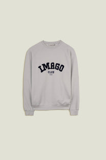 Felpa college premium in cotone organico