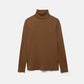 Maglione dolcevita a maglia rasata