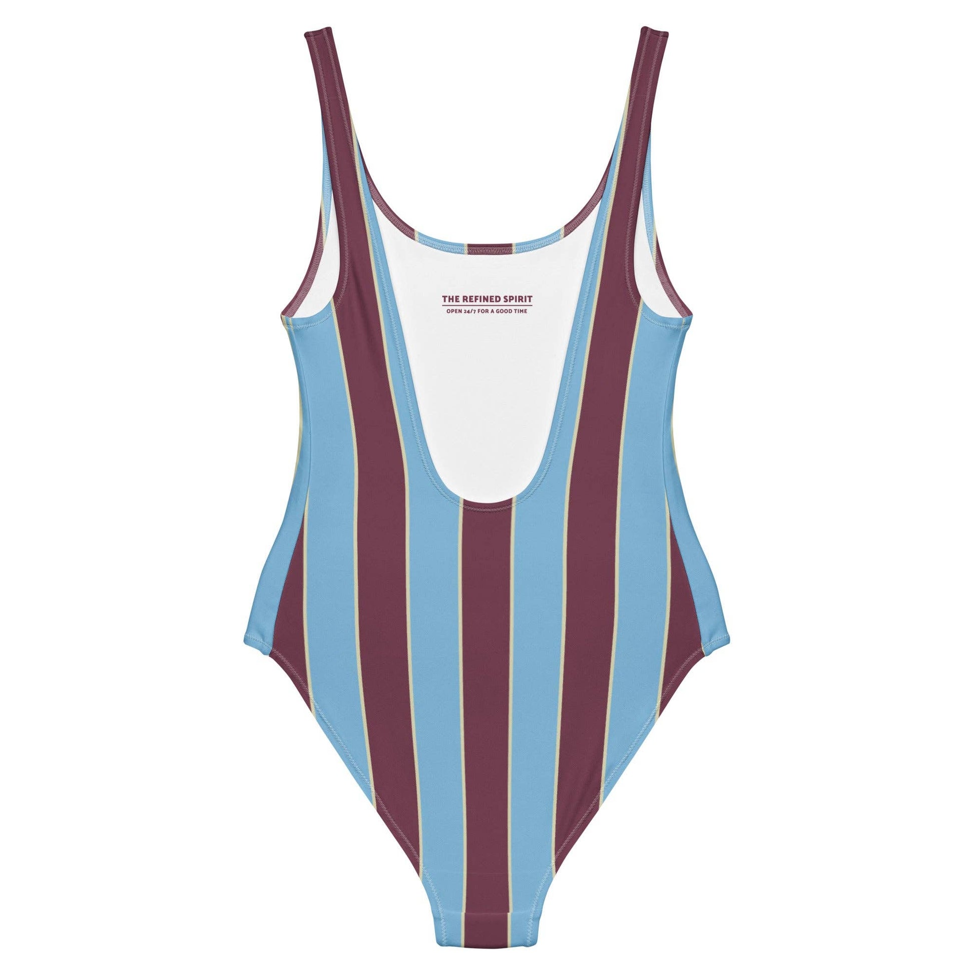 Costume intero a righe Riviera Ruby