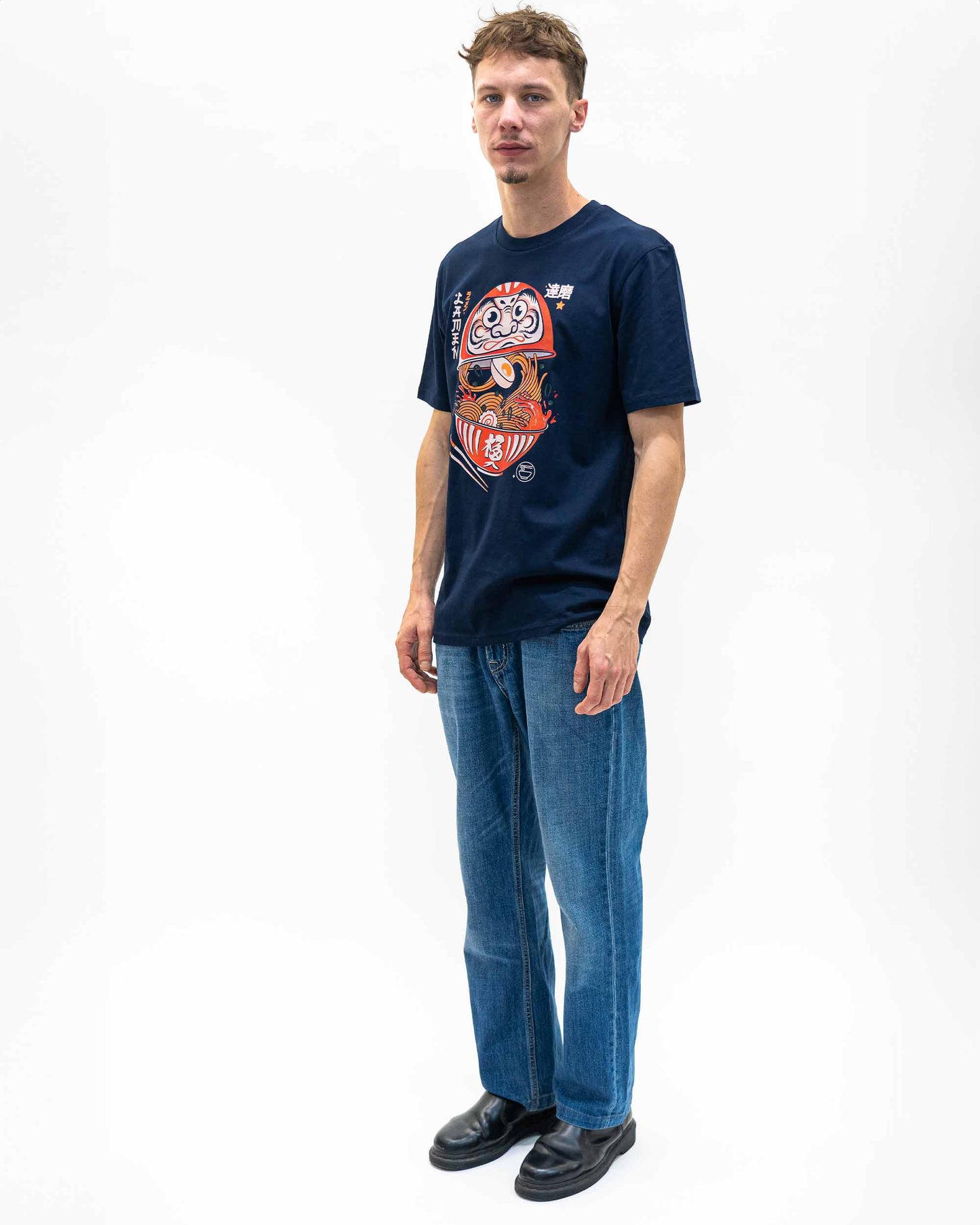 T-shirt Daruma Ramen Giapponese in Cotone Biologico