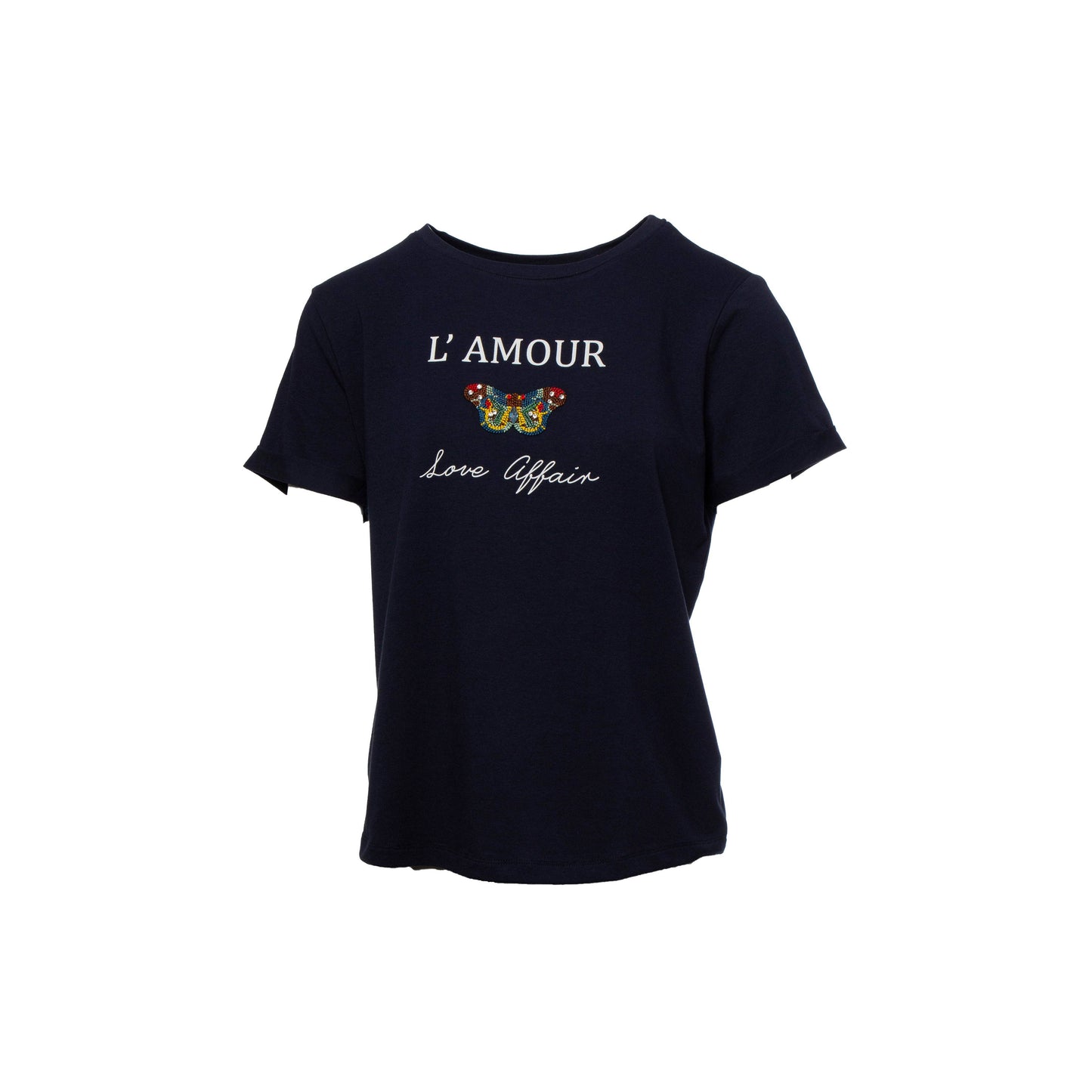 T-shirt L’Amour con Farfalla