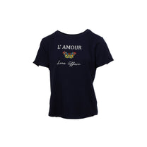 T-shirt L’Amour con Farfalla