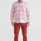 Camicia rosa floreale comfort fit