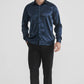 Camicia satinata blu navy senza stiro