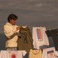 T-shirt a maniche lunghe “Oui” in cotone biologico