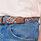 Cintura intrecciata elastica multicolore Willemstad