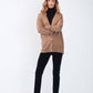 Cardigan lungo con scollo a V e bottoni