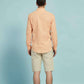 Camicia arancione in voile di cotone Yves Enzo