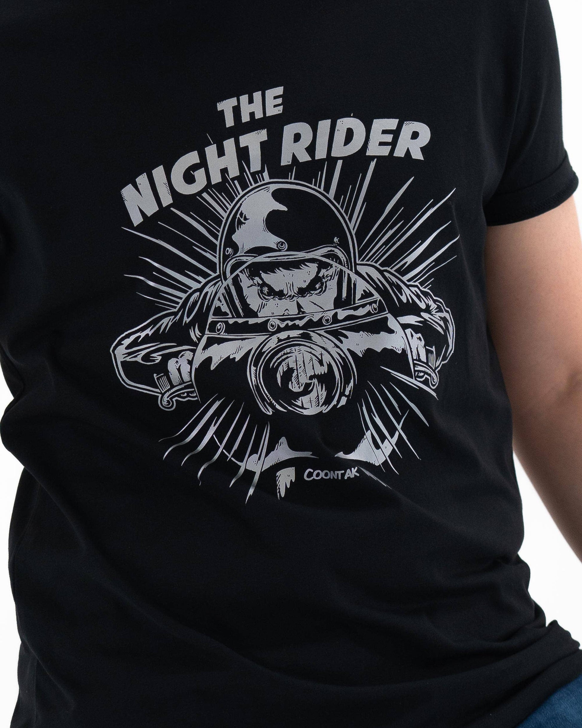 T-shirt Night Rider in cotone biologico