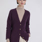Giacca cardigan in maglia con cintura