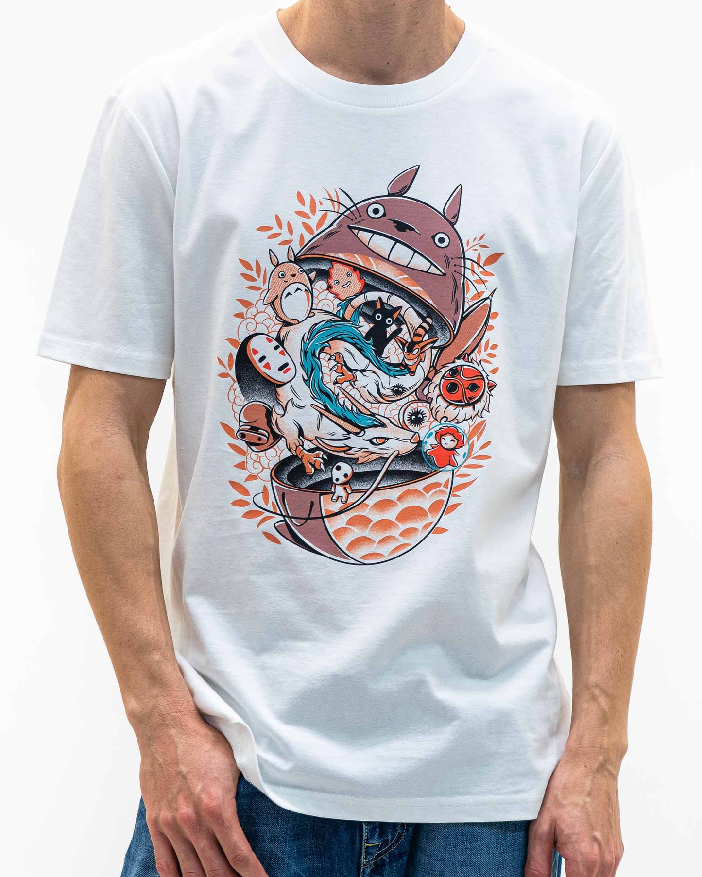 T-shirt Totoro Matrioska in cotone biologico