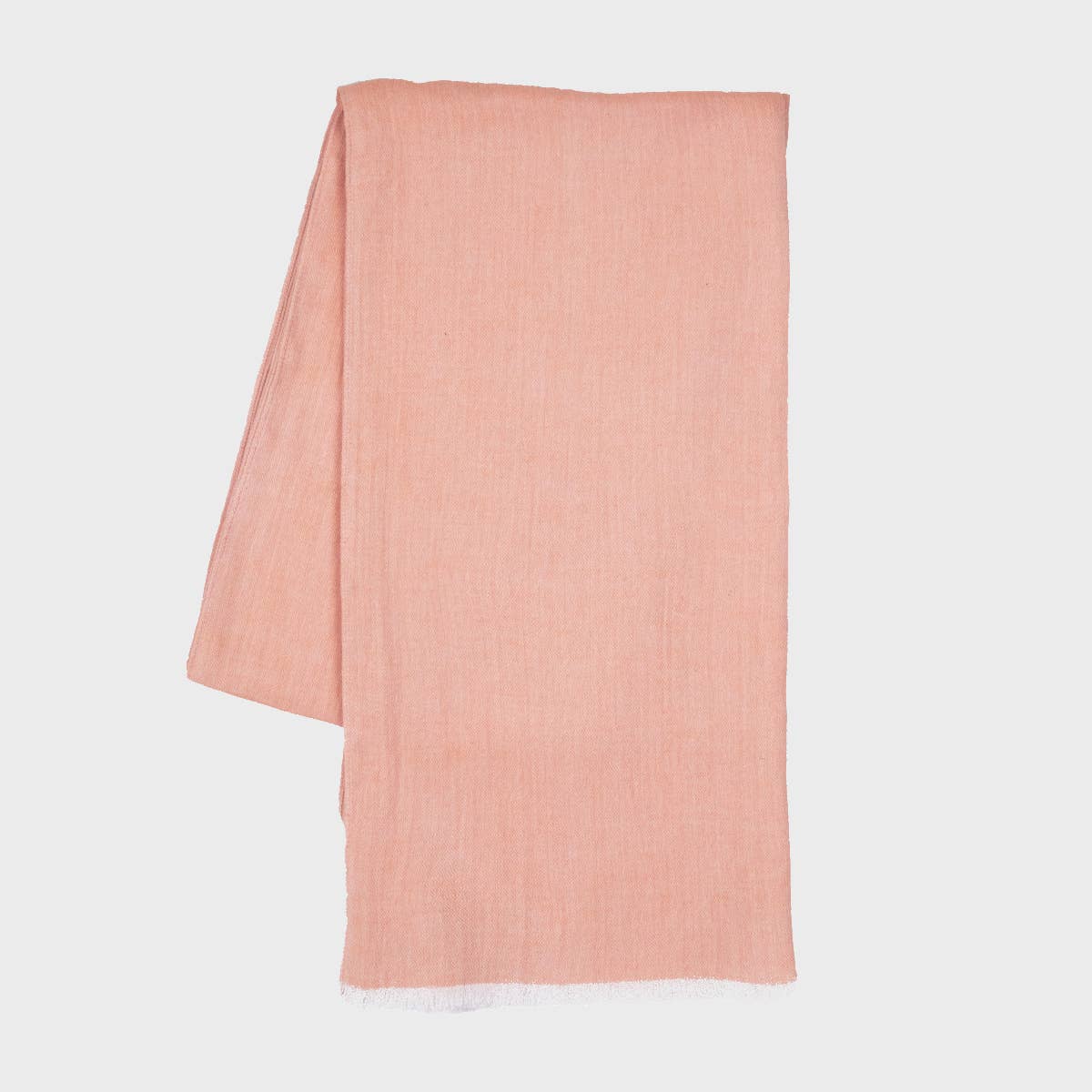 Sciarpa jacquard arancione in cotone biologico