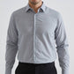Camicia comfort grigia facile da stirare