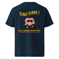 T-shirt biologica unisex con stampa "Call Martini"