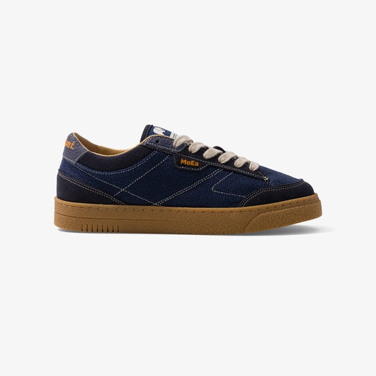 Sneakers vegane blu navy in pelle di fungo