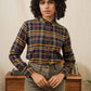 Camicia slim a quadri Alba del Deserto