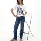 T-shirt unisex con stampa cinematografica “You’re Talking To Me”