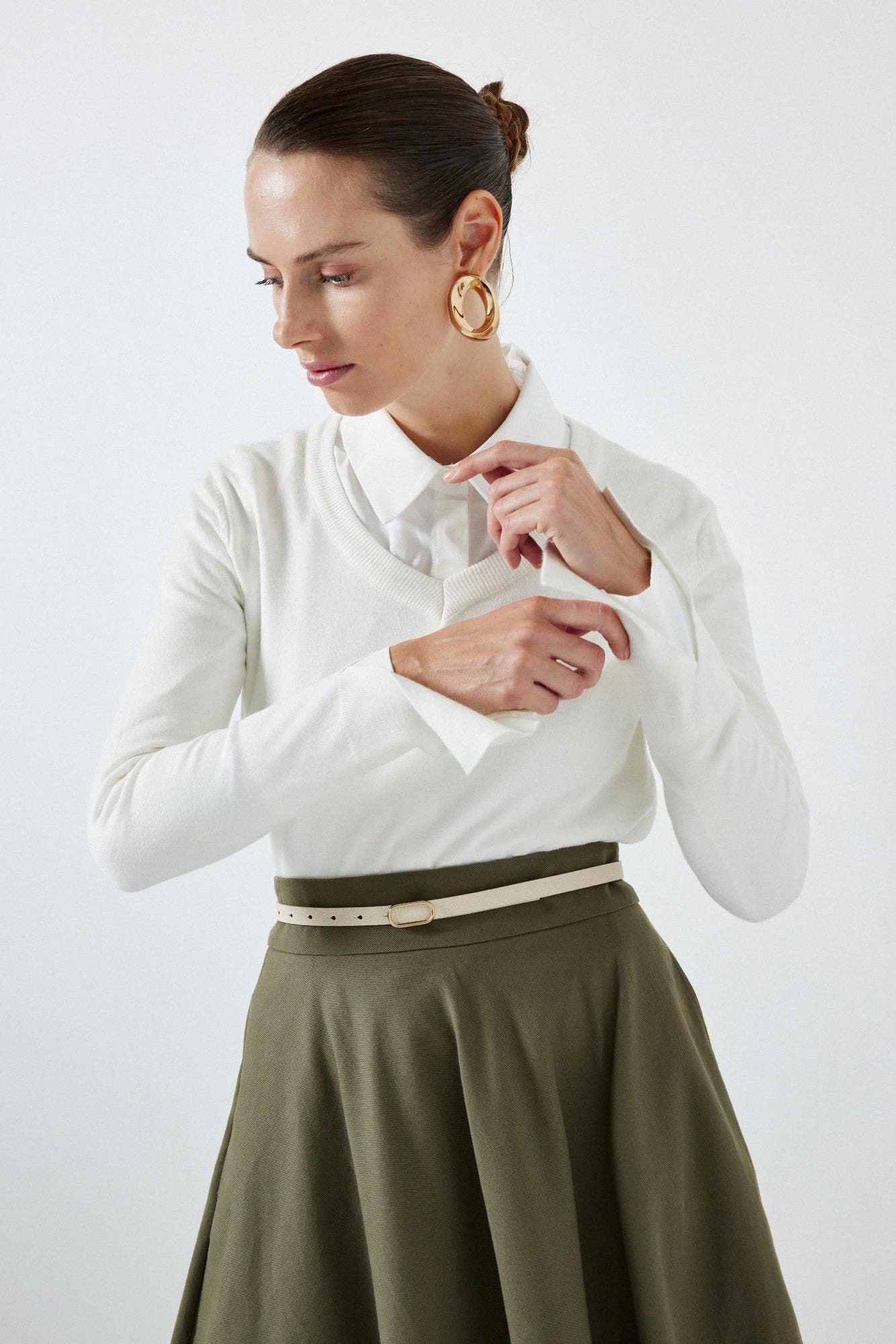 Blusa basic in maglia morbida